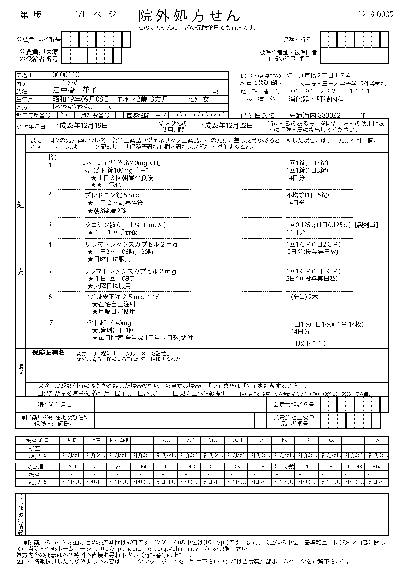 処方箋 2 枚 別 の 薬局